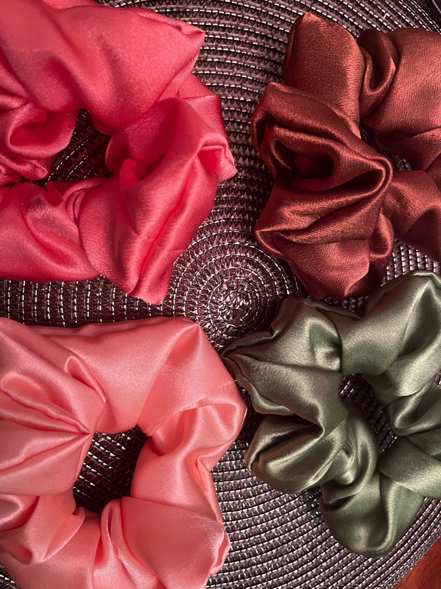 Handmade Satin Scrunchies